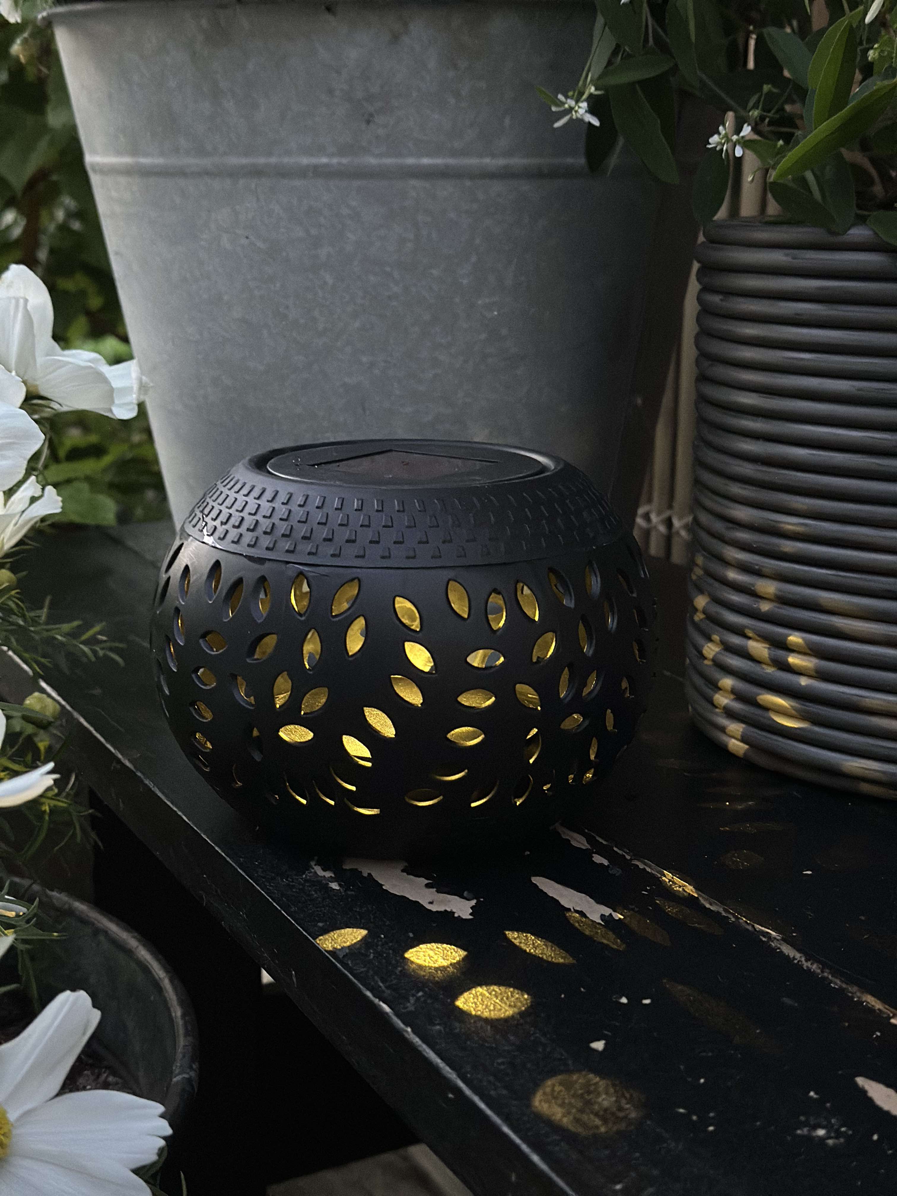 Lanterne FIONA Solar - Black